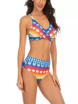 Летний бикини пляжный женский однотонный сексуальный бикини двухсекционный купальник сплошной комплект бикини бразильский пляжный купальный костюм купальник XL чёрный