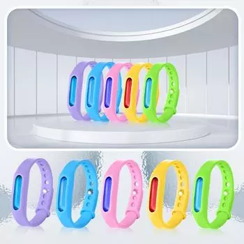 Летний браслет, пряжка R для взрослых и детей, японский браслет от комаров, детская уличная нашивка, защита от комаров One Size