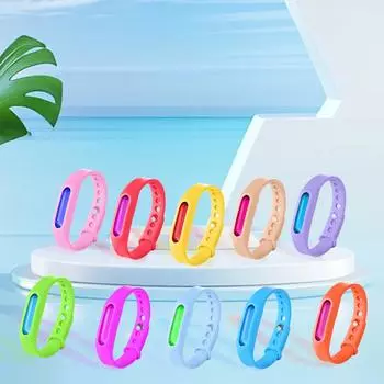 Летний браслет, пряжка R для взрослых и детей, японский браслет от комаров, детская уличная нашивка, защита от комаров One Size