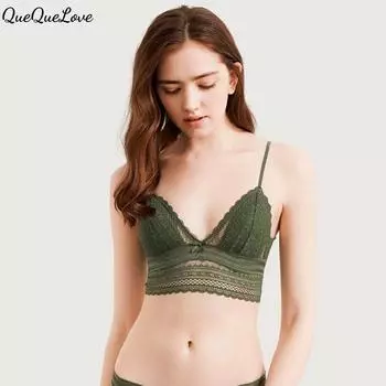 Летний бюстгальтер, дышащий кружевной бюстгальтер U-образной формы с открытой спиной, женский ультратонкий бюстгальтер на косточках с треугольными чашками S чёрный