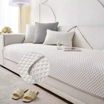 Летний чехол для дивана, ледяной шелк, охлаждающий, нескользящий, подушка для дивана, полотенце, диван для гостиной, подушка для сиденья, сплошной цвет, чехол для дивана, полотенце A 70x70cm 1pc