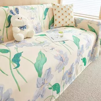 Летний чехол для дивана Little Fresh, полотенце, крутой и удобный встроенный чехол для дивана, универсальный чехол, нескользящая подушка для машинной стирки 180*130cm