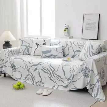 Летний чехол для дивана Полотенце Диванная подушка Светильник Роскошный Чехол для дивана High Sense Летний 180*130cm