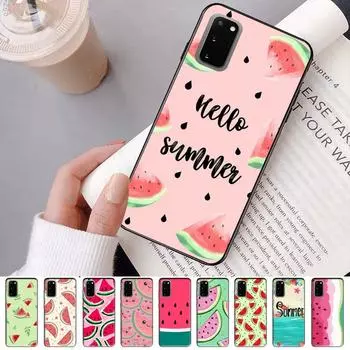 Летний чехол для телефона с рисунком арбуза для Samsung S 9 10 20 21 22 23 30 23plus Lite Ultra FE S10lite Fundas Samsung S22 5G
