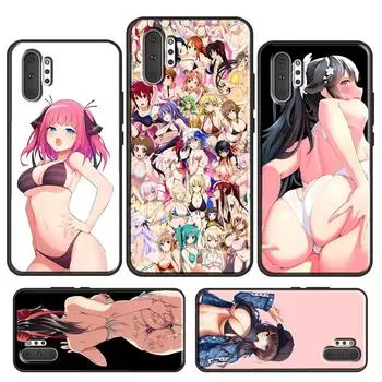 Летний чехол для телефона в стиле аниме для девочек-бикини для Samsung Galaxy S21 S20 FE S22 Note 20 Ultra S8 S9 S10 Note 10 Plus Galaxy S8