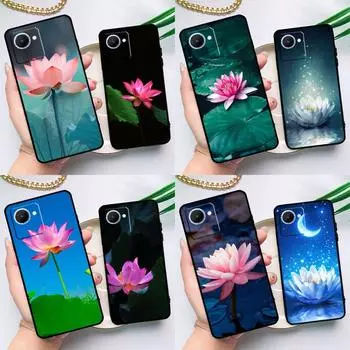 Летний чехол Lotus для Realme C55 C33 C31 C35 C30 C11 C15 C25s C21Y GT Neo 5 3T 2T 8 9 10 11 Pro Plus Realme C30