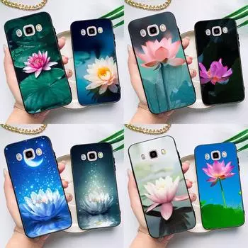 Летний чехол Lotus для Samsung Galaxy J6 J4 Plus 2018 J8 A6 A7 A8 A9 J1 J3 J5 J7 2016 A3 A5 2017 Coque A5 2017 - A520 A520F