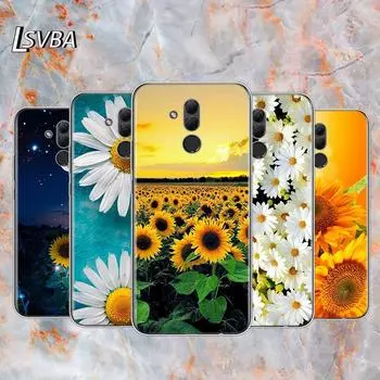 Летний чехол с изображением ромашки и подсолнуха для Huawei Mate 40 30 20 20X 10 RS P Smart 2021 2020 ZS Pro Plus Lite 2019, чехол для телефона Mate 10 Lite