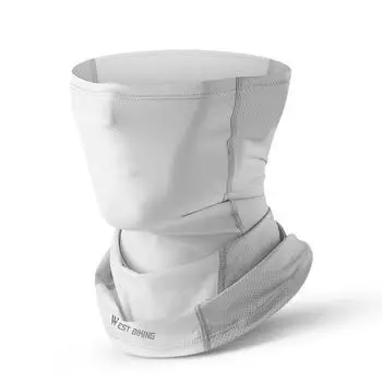 Летний цикл маски для лица ветрозащитный шарф для бега солнцезащитный платок велосипедная бандана светло-серый