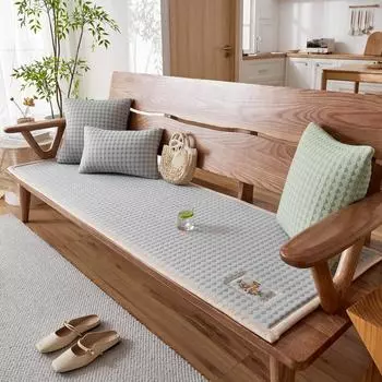 Летний деревянный диванный коврик, нескользящая подушка, коврик из ротанга, подушка из цельного дерева, утолщенная диванная подушка в китайском стиле, подушка для стула из красного дерева, подушка 50*50cm