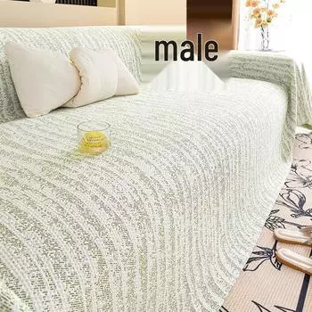 Летний диванный чехол и коврик из ледяного шелка с противоскользящим покрытием 180*130 cm