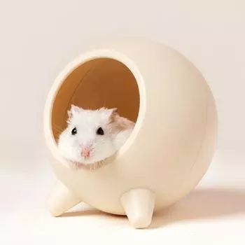 Летний домик для хомяка Маленькое животное Морская свинка Кровать для питомца Гнездо Грызун Шиншилла Крыса Еж