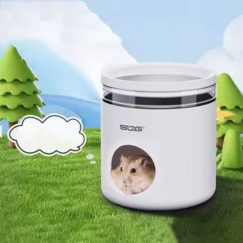 Летний домик для хомяка, устойчивый к укусам, охлаждающий клетки для хомяков, ледяное гнездо для хомяков зелёный