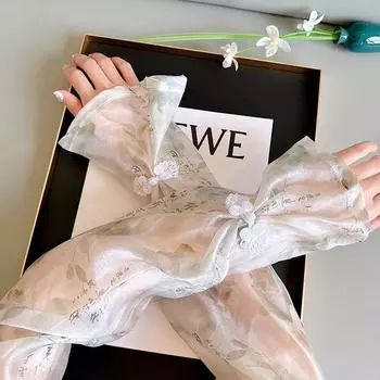 Летний дышащий рукав для вождения, защита от ультрафиолета, рукав для рук, ледяной шелк, застежка на пуговицы, солнцезащитный крем, тонкий рукав темно-розовый