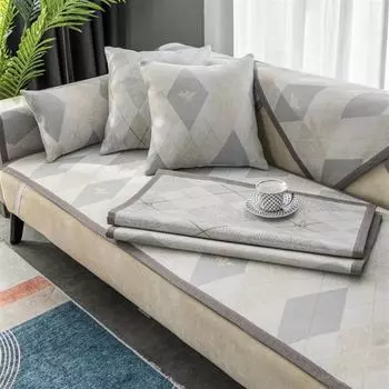 Летний дышащий складной диван, летний коврик, толстый ледяной шелк, подушка для спины в виде пчелы/подушка для сиденья, коврик для дивана 60*60