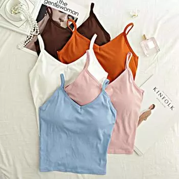 Летний хлопковый слинг в длинной секции с U-образным вырезом на груди, однотонный жилет с треугольной чашкой One Size