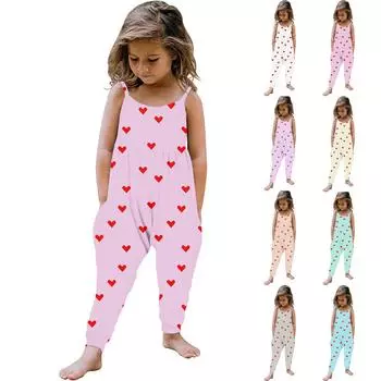 Летний комбинезон без рукавов для маленьких девочек, комбинезон, одежда 130 бежевый