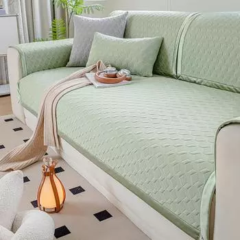 Летний коврик для дивана из ледяного шелка, нескользящий чехол для дивана, чехлы для дивана, универсальная подушка для дивана, полотенце для домашних животных, детский коврик A 70x70