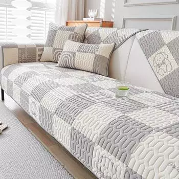 Летний коврик для дивана, ледяной шелк, прохладный коврик, летняя твердая древесина, полностью покрытая тканью 70*70cm