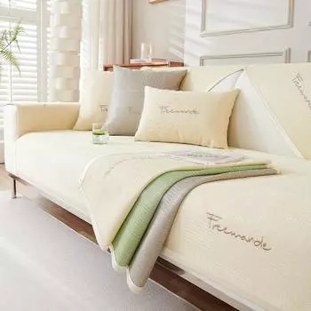 Летний коврик для дивана, подушка для дивана, классная подушка, нескользящая, всеобъемлющая, вышитая, чехол для дивана, ткань 70*70cm