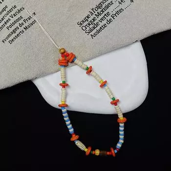 Летний красочный бисерный телефонный ремешок с подвеской для iPhone Samsung Accessrioes стильный шнурок-цепочка для женщин, подвесной шнур