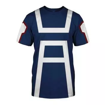 Летний круглый вырез 3D принтованный топ модные повседневные мужские спортивные футболки с коротким рукавом S