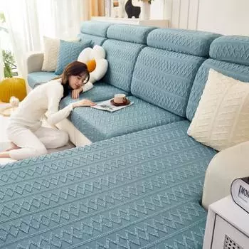 Летний крутой чехол для дивана из ледяного шелка, универсальный универсальный чехол, универсальная новая подушка, эластичный чехол для дивана, тканевый чехол Headrest S size