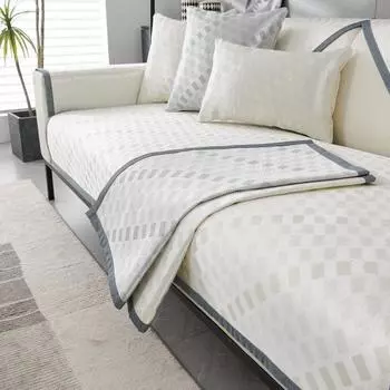 Летний крутой чехол для дивана, новая подушка для дивана из ледяного шелка для гостиной, диван-полотенце, нескользящий чехол для дивана, пылезащитный чехол, ткань с защитой от царапин 1pc 30x50 pillowcase