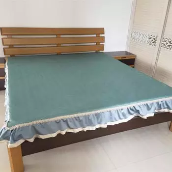 Летний крутой матрас из ледяного шелка, новая юбка, комплект из трех предметов из ледяного шелка ручной работы, летний спальный коврик 120*200