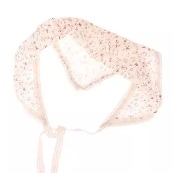Летний кружевной треугольный платок, женский головной убор, корейский квадратный шарф, повязка на голову, аксессуары для волос, милый тюрбан, шапочка для девочек, капот