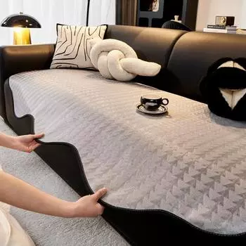 Летний ледяной шелк прохладный дышащий нерегулярный диванная подушка Moen нескользящий прямой ряд диванный чехол полотенце 90*90cm