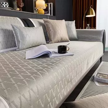 Летний летний коврик для дивана, подушка, свет, роскошь и простота, современный кожаный диван из массива дерева, полностью покрытый тканью 70*70cm