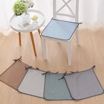 Летний летний коврик для стула, подушка для офисной работы, дышащий стул, подушка для стула, студенческий летний коврик, подушки для сиденья, ледяной шелк, лето 45*45cm