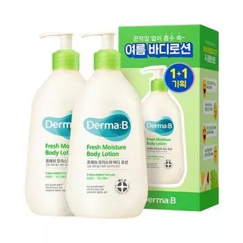 [Летний лосьон] Dermabee Fresh Moisture Лосьон для тела 400 мл 1+1 Специальный корейский уход за телом