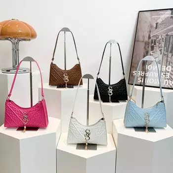 Летний модный новый стиль, простой и модный стиль, красивая одноплечевая темпераментная сумка-полумесяц, повседневная одноплечевая сумка подмышкой для женщин