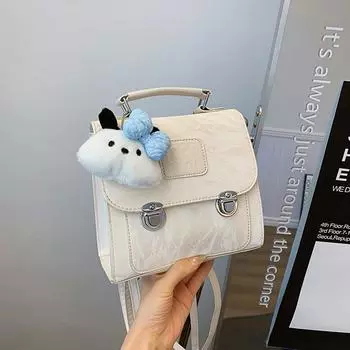 Летний модный симпатичный рюкзак для девочек в стиле колледжа, сумка для женщин, универсальный маленький рюкзак бежевый