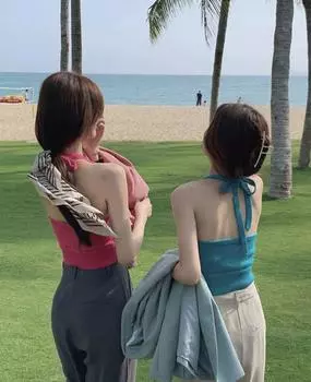 Летний модный трикотажный жилет без рукавов с халтер-воротником - сексуальный стиль для отпуска One Size (suitable for 75-120 lbs) арбуз красный