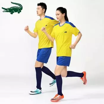 Летний мужской и женский брендовый футбольный баскетбольный тренировочный комплект с вышивкой, спортивный комплект для бега, комплект для пары M белый