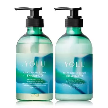Летний набор шампуня и кондиционера YOLU Yoru Relax Night Repair [Ограниченная серия 2025]