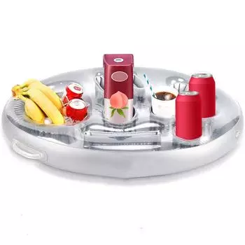 Летний надувной поплавок для питья пива, охладитель для стола, водный игровой поплавок, поднос для пива, подстаканник для вечеринки у бассейна