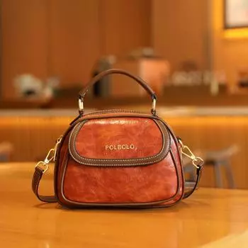 Летний нишевый дизайн, высококачественная ретро-сумка, китайская маленькая круглая сумка на одно плечо через плечо для мам чёрный