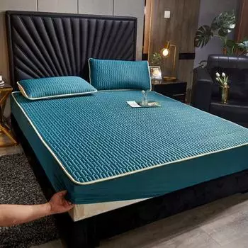 Летний новый крутой латексный спальный коврик. Латексное покрывало, комплект из трех штук, можно стирать в машине. Коврик для кондиционирования воздуха из ледяного шелка. Покрывало для общежития. 120*200cm
