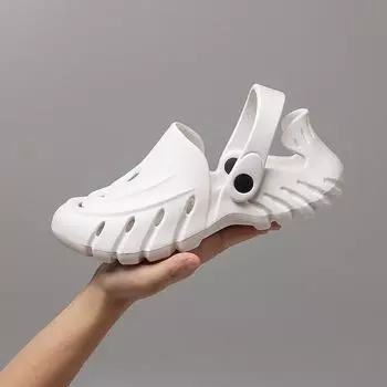 Летний новый модный тренд Baotou мужские верхние тапочки повседневные универсальные большие размеры удобные мужские крутые тапочки 36 хаки