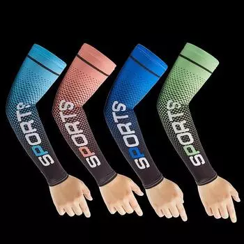 Летний новый солнцезащитный крем, рукав из ледяного шелка, защита от УФ-солнца, охлаждающие противоскользящие рукава для мужчин и женщин, спортивный велосипедный рукав на открытом воздухе Weight 45-80KG