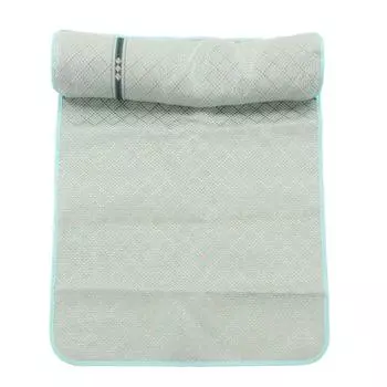 Летний охлаждающий коврик для собак с подушкой, переносной охлаждающий мягкий спальный коврик для домашних животных, золотисто-зеленый XL XL