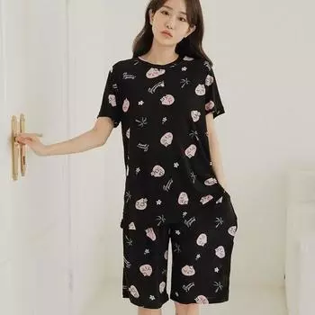 Летний охлаждающий пижамный комплект унисекс Kakao Friends, лучший персонаж Кореи