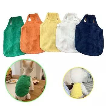 Летний охлаждающий жилет, дышащая одежда для собак маленьких пород, бишон, чихуахуа, французского бульдога, одежда для щенков, аксессуары для собак 20cm