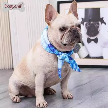 Летний ошейник для кошек с ледяным охлаждением, предотвращение теплового удара на открытом воздухе, охлаждающее полотенце для собак, ледяной шарф для собак, средство от теплового удара на открытом воздухе S