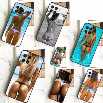 Летний пляж бикини девушка для Samsung Galaxy M23 M33 M13 M53 M11 M51 M14 M34 M54 M15 M55 M20 M30s M12 M32 M52 чехол Samsung M34 5G