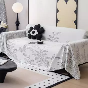 Летний прохладный ледяной шелк, чехол для дивана, полотенце, полностью покрытый чехол для дивана, летнее цельное тканевое одеяло 180*130cm